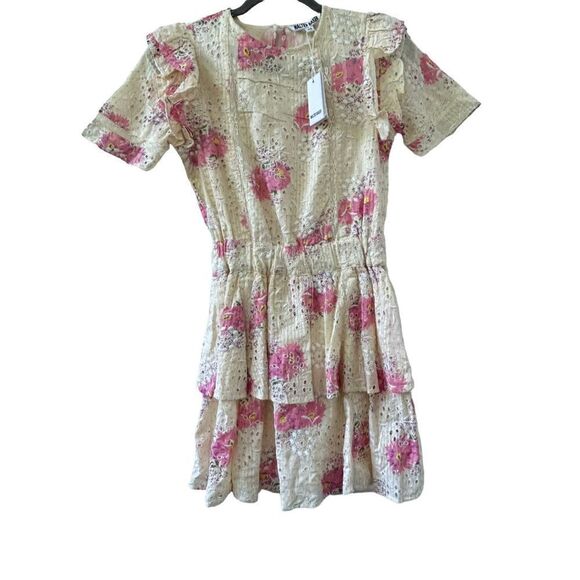 Walter Baker Cassandra Floral Tiered Mini Dress Women’s Size XS - Picture 1 of 8